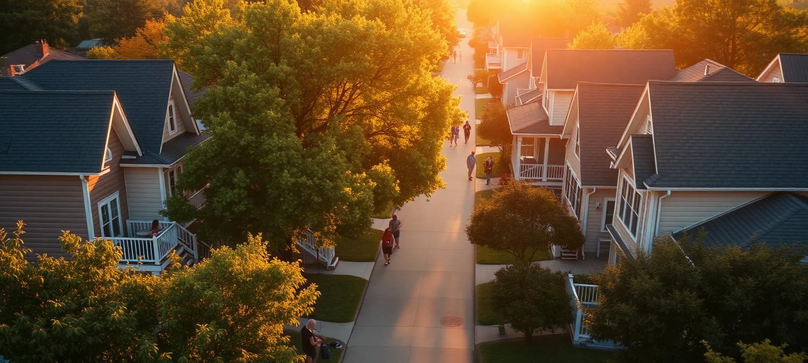 Neighbors reviewing a shared home project plan together